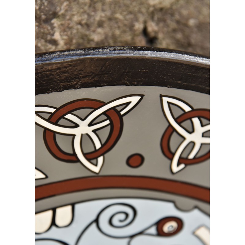 Wikingerschild mit Raben-Motiv