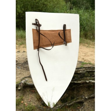 Grosser Wappenschild aus Holz, Rohling zum Bemalen