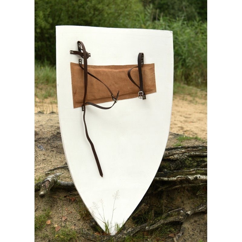 Grosser Wappenschild aus Holz, Rohling zum Bemalen