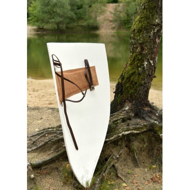 Grosser Wappenschild aus Holz, Rohling zum Bemalen