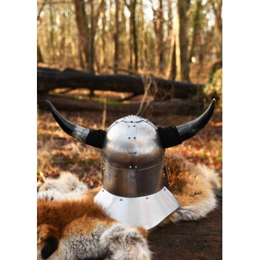 Wikingerhelm Hörnerhelm, 1,3 mm Stahl