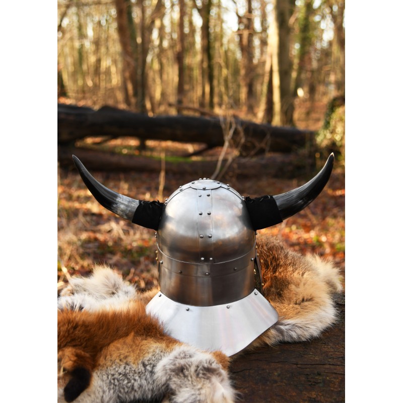 Wikingerhelm Hörnerhelm, 1,3 mm Stahl