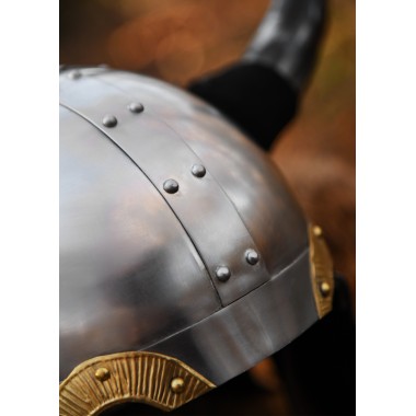 Wikingerhelm Hörnerhelm, 1,3 mm Stahl
