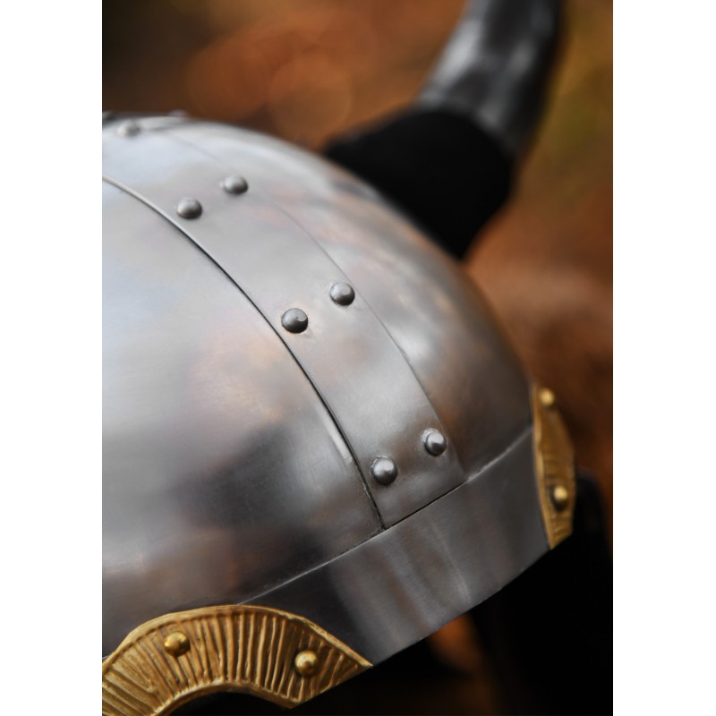 Wikingerhelm Hörnerhelm, 1,3 mm Stahl