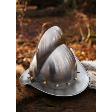 Deutscher Morion helm, 1,2 mm Stahl