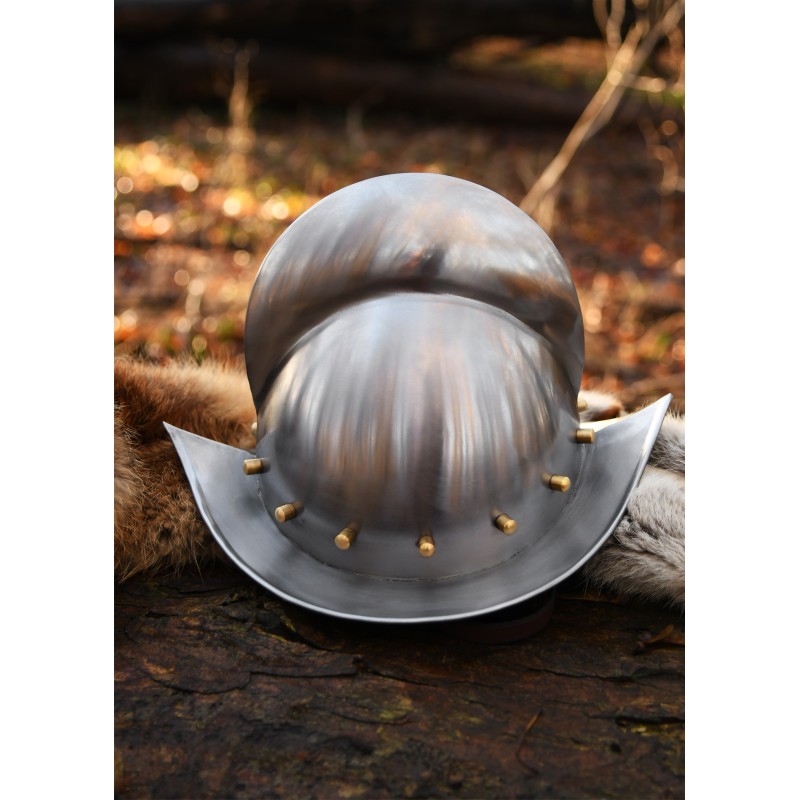 Deutscher Morion helm, 1,2 mm Stahl