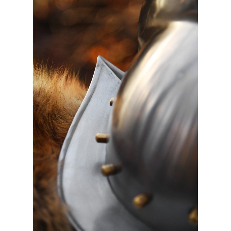 Deutscher Morion helm, 1,2 mm Stahl