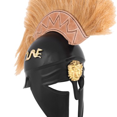 Italo-Korintherhelm mit Helmbusch