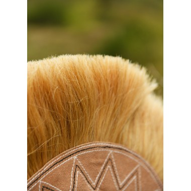 Italo-Korintherhelm mit Helmbusch