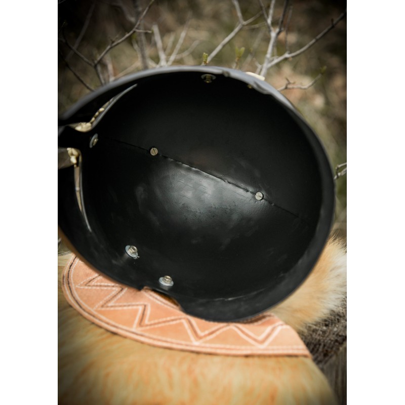 Italo-Korintherhelm mit Helmbusch