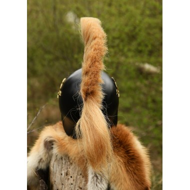 Italo-Korintherhelm mit Helmbusch