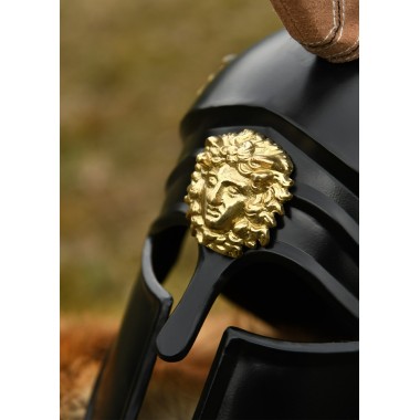 Italo-Korintherhelm mit Helmbusch