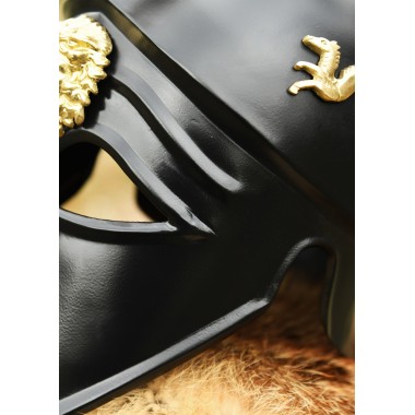 Italo-Korintherhelm mit Helmbusch