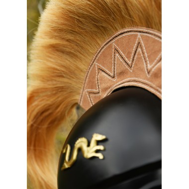 Italo-Korintherhelm mit Helmbusch