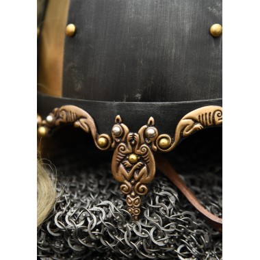 Rus-Helm mit Pferdehaarbusch