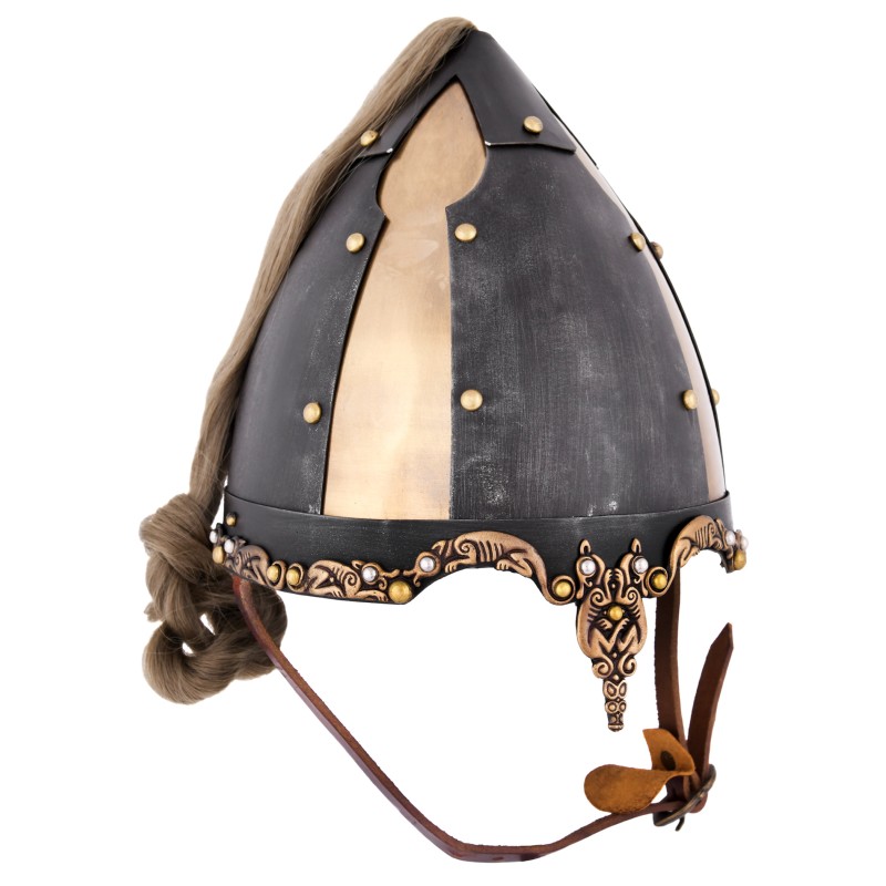 Rus-Helm mit Pferdehaarbusch