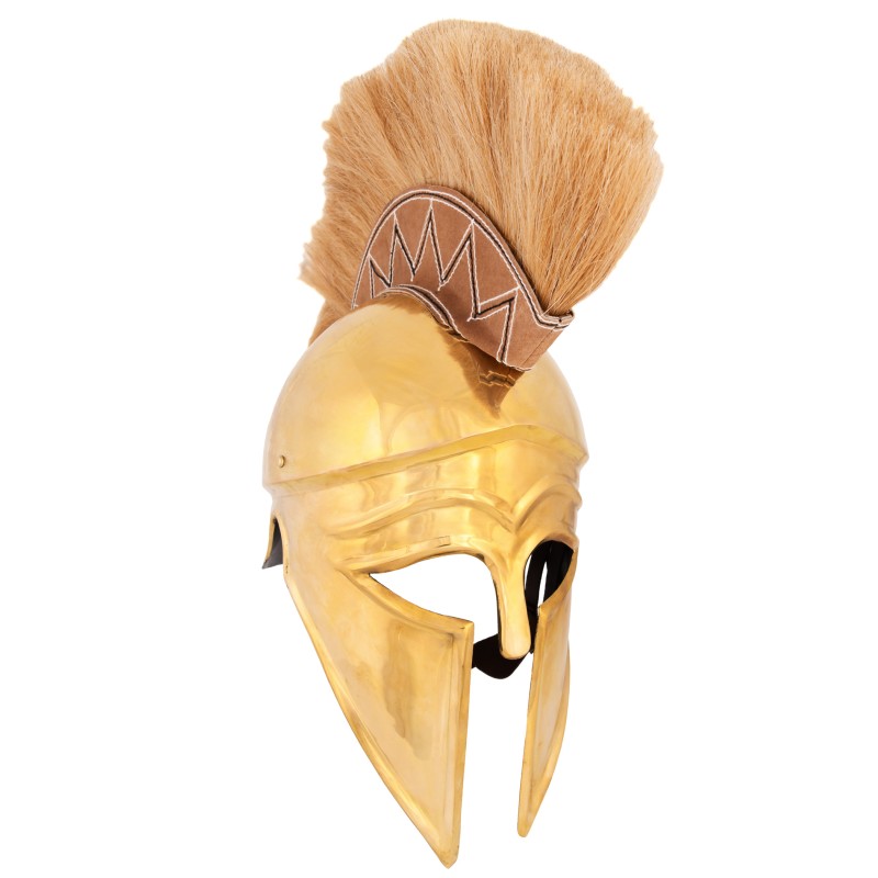 Italo-Korintherhelm mit Helmbusch