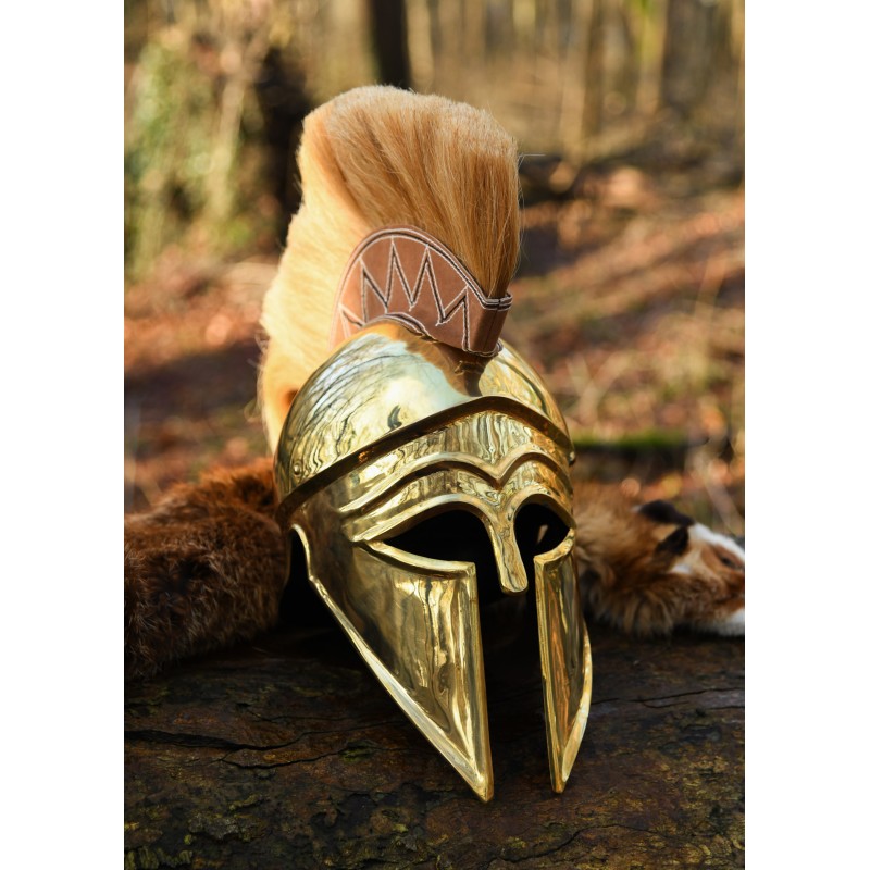 Italo-Korintherhelm mit Helmbusch