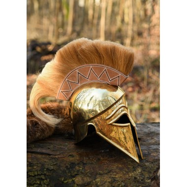 Italo-Korintherhelm mit Helmbusch