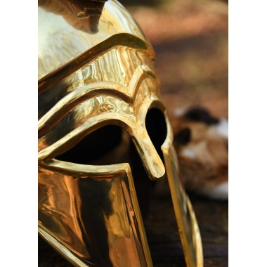Italo-Korintherhelm mit Helmbusch
