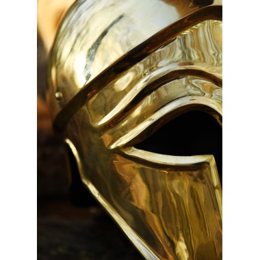 Italo-Korintherhelm mit Helmbusch