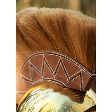 Italo-Korintherhelm mit Helmbusch