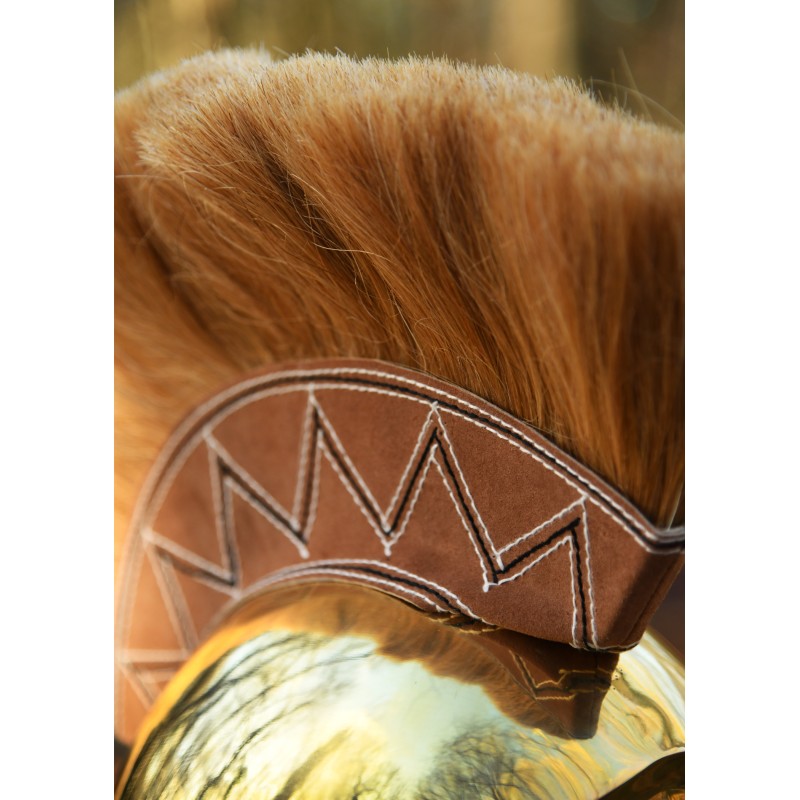 Italo-Korintherhelm mit Helmbusch