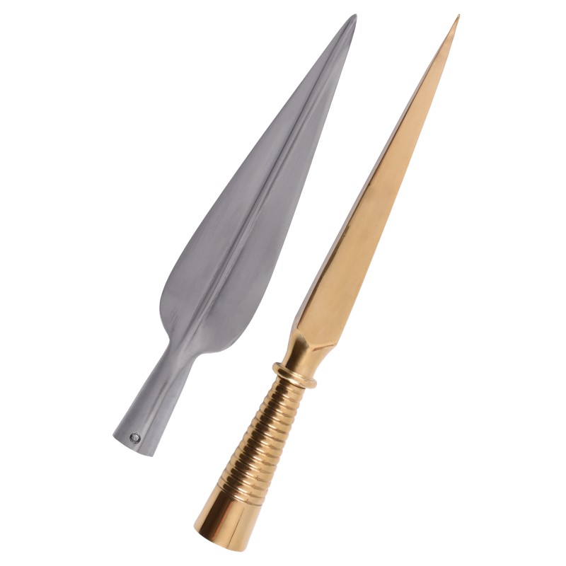 Speerspitze und Speerfuß