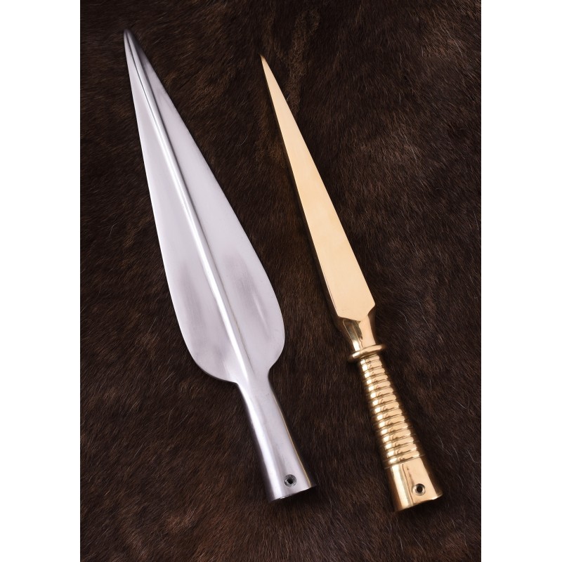 Speerspitze und Speerfuß