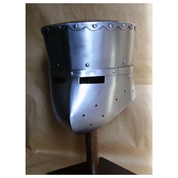 Kreuzfahrer Topfhelm - Schaukampfhelme