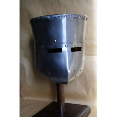Kreuzfahrer Topfhelm - Schaukampfhelme