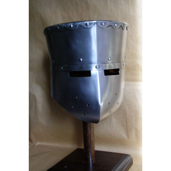 Kreuzfahrer Topfhelm - Schaukampfhelme