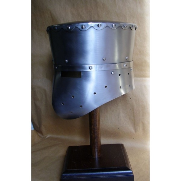 Kreuzfahrer Topfhelm - Schaukampfhelme