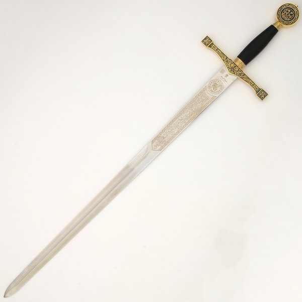 Schwert Excalibur, goldfarben