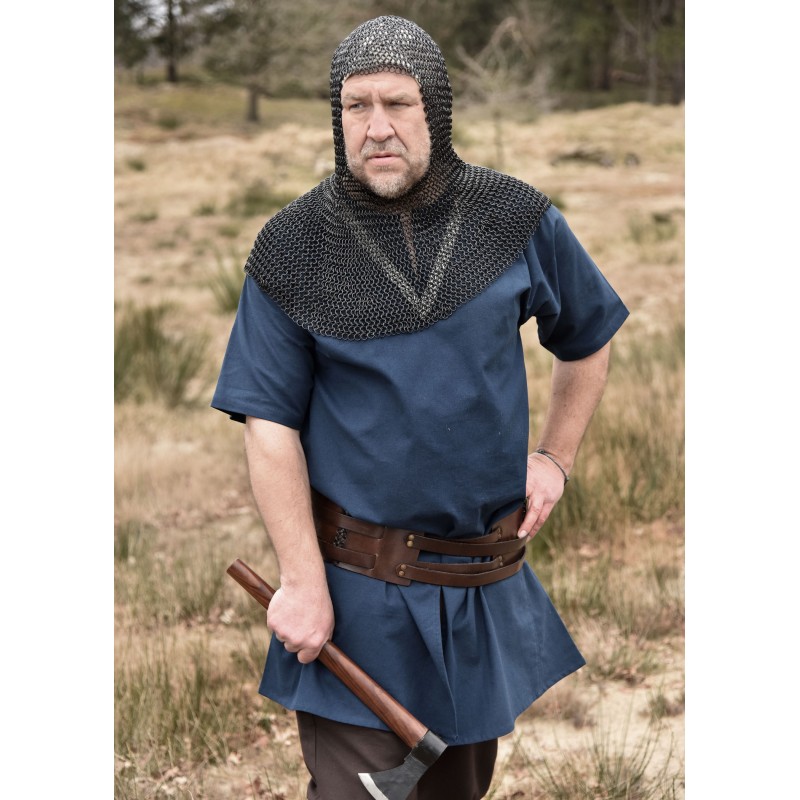 Kettenhaube, quadratischer Ausschnitt, ID 8mm, brüniert