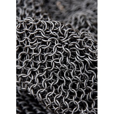 Kettenhaube, quadratischer Ausschnitt, ID 8mm, brüniert