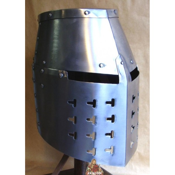Topfhelm - Kübelhelm - Mittelalter Helm kaufen