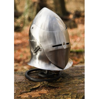 Geschmiedeter Kerzenständer, Helmständer