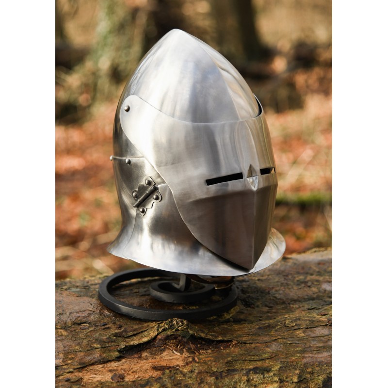 Geschmiedeter Kerzenständer, Helmständer