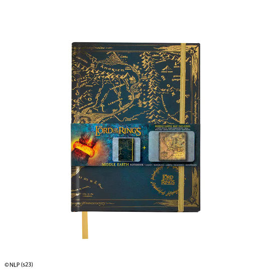 Tagebuch Middle Earth map - Der Herr der Ringe