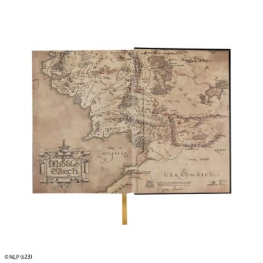 Tagebuch Middle Earth map - Der Herr der Ringe