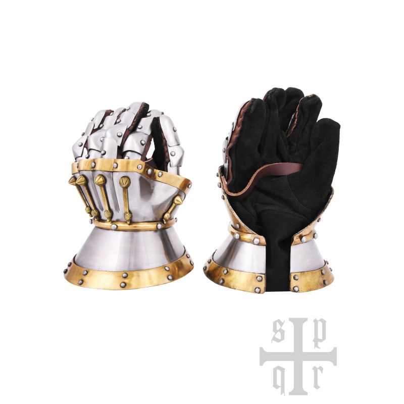 Stundenglashandschuhe Mailand - Mittelalterliche Panzerhandschuhe