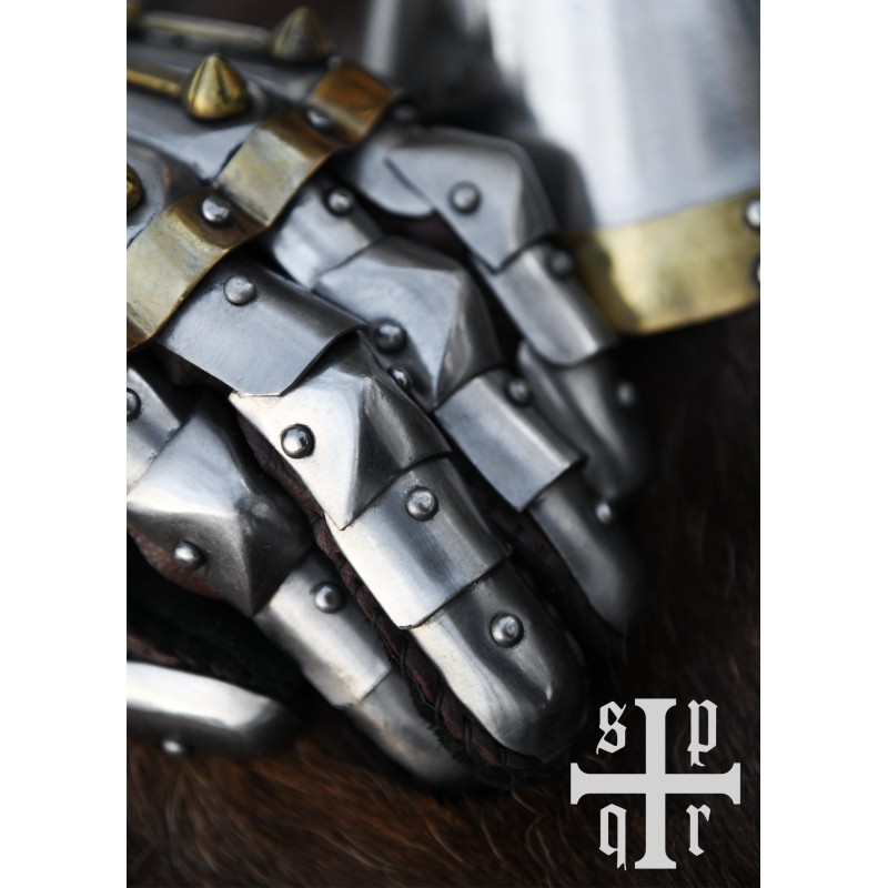 Stundenglashandschuhe Mailand - Mittelalterliche Panzerhandschuhe