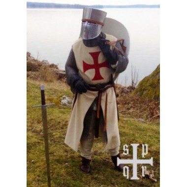 Waffenrock der Tempelritter mit Innenfutter