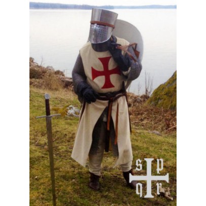 Waffenrock der Tempelritter mit Innenfutter