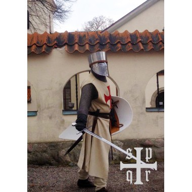 Waffenrock der Tempelritter mit Innenfutter