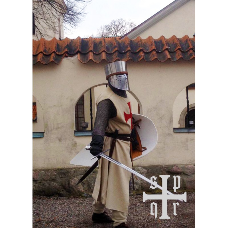 Waffenrock der Tempelritter mit Innenfutter