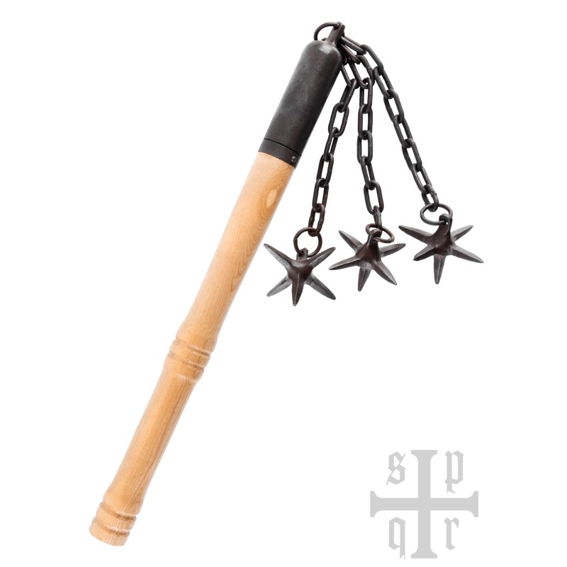 Mittelalterlicher Flegel mit drei Sternen