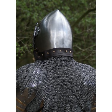 Kettenbrünne aus Federstahl, ID 8mm