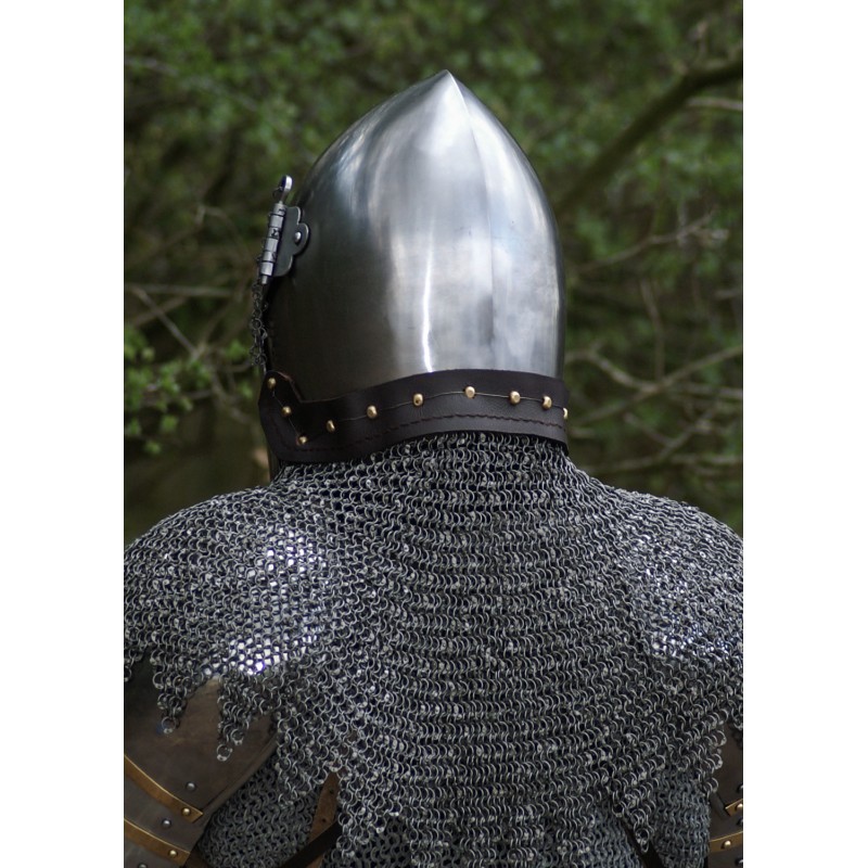 Kettenbrünne aus Federstahl, ID 8mm